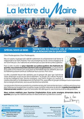 Lettre du maire SLB-1 Lettre du maire SLB-1